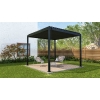 Záhradná pergola MIRADOR 88 Basic 3 x 3 m antracitová